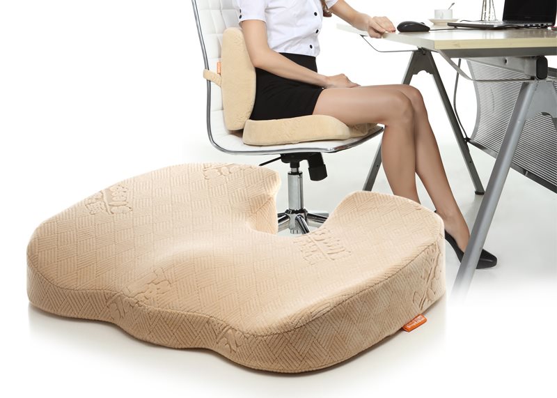 Office orthopedic pillows for back and buttocks