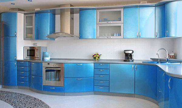 Een goede combinatie van blauw en wit