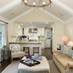 Kitchen-living room in a country house