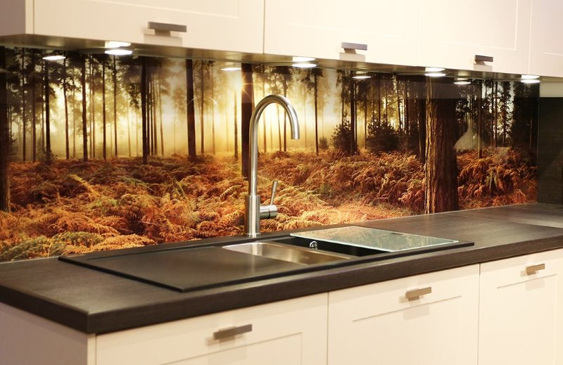 Mutfak önlük orman gerçekçi fotoğraf baskı
