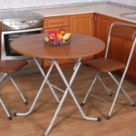 Opvouwbare ronde tafel