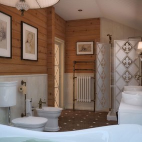 Kúpeľňový dizajn v klasickom štýle