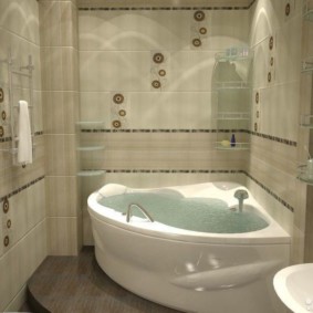 Interior de baie în stil modern
