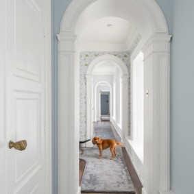 arch in the corridor ideas photo