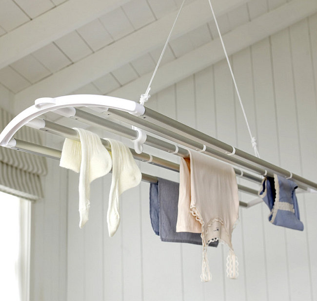 bathroom clothes dryer ceiling