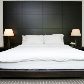 black and white bedroom design photo