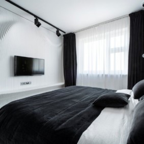 black and white bedroom interior ideas