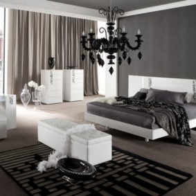 revue des idées de chambre noir et blanc