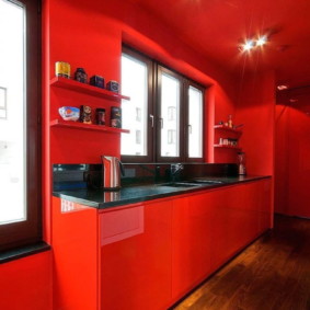 culoarea pereților în ideile de decorare a bucătăriei