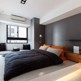 minimalistische Schlafzimmer Farbschema