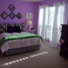 purple bedroom photo options