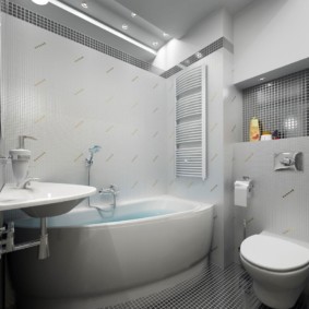 Svijetla rasvjeta moderne kupaonice