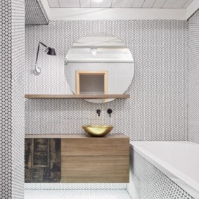 minimalist style bathroom interior