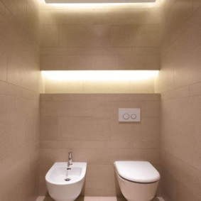 Conception de toilettes minimaliste