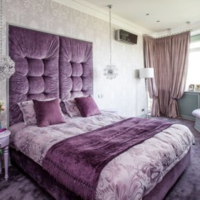purple bedroom interior design ideas