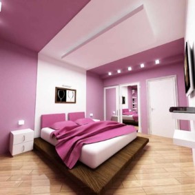 purple bedroom interior idea options