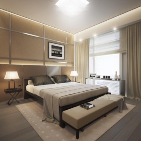 Fotografie de design interior dormitor Feng Shui