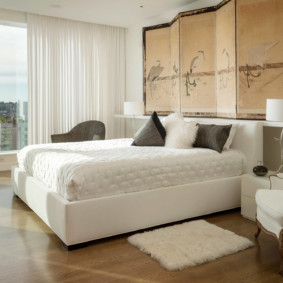Fen Šui guļamistabas interjera dizaina idejas