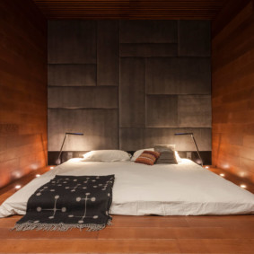 Fen Šui guļamistabas interjera foto rotājums