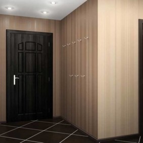 laminate on the wall in the hallway interior ideas