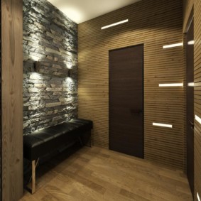 laminate on the wall in the hallway ideas ideas