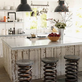 bar stools for the kitchen photo decoration