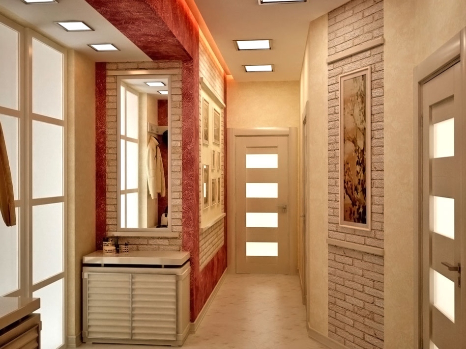 design de foto de iluminação de corredor