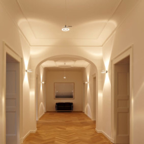 idéias de design de iluminação de corredor