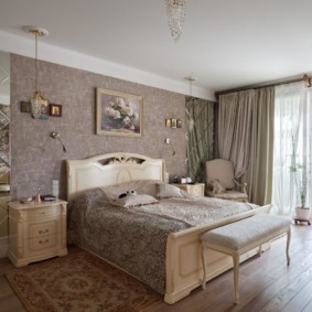 neoklasyczna dekoracja sypialni