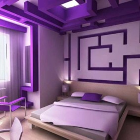 lilac bedroom design