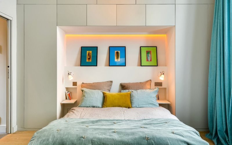 dulap peste pat în dormitor tipuri de design