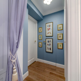 curtains in the hallway in a private house ideas kinds