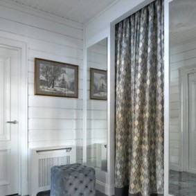 curtains in the hallway in a private house ideas ideas