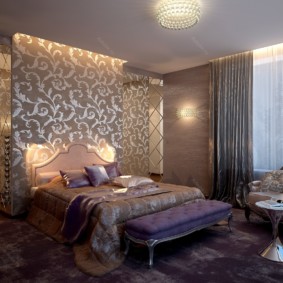 ý tưởng thiết kế phòng ngủ lilac
