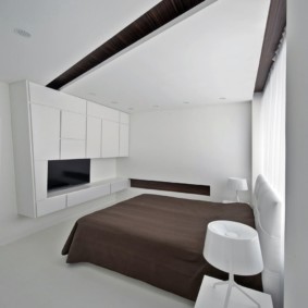 minimalismi makuuhuone moderni