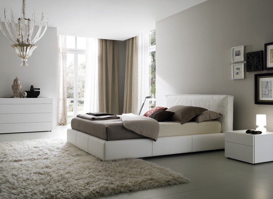 Jūgendstila guļamistabas dizaina foto
