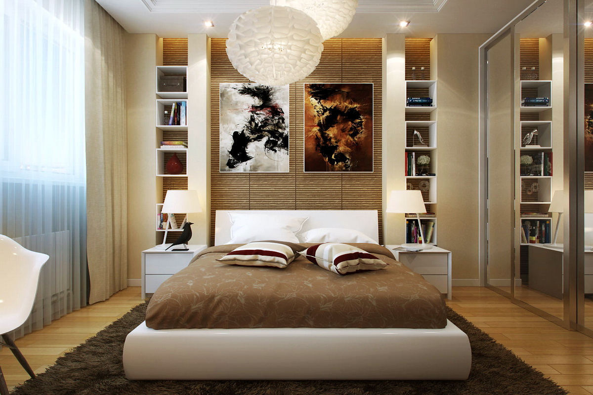 thiết kế phòng ngủ 12 mét vuông ý tưởng trang trí