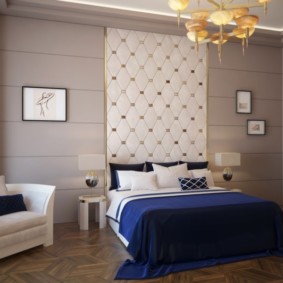 Art Deco bedroom interior photo