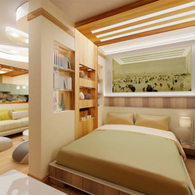 camera da letto soggiorno 17 mq idee design