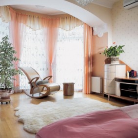 sovrum-vardagsrum 18 kvm fotodesign