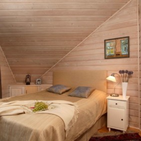 attic bedroom photo