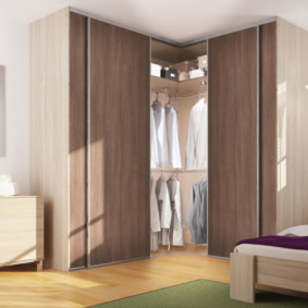 bedroom with corner closet ideas ideas