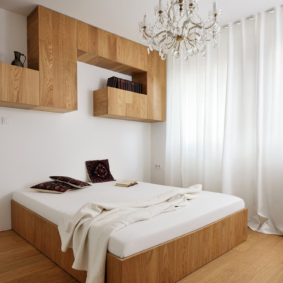dulapuri peste pat, în dormitor idei de decor