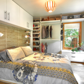 wardrobes over the bed in the bedroom photo ideas