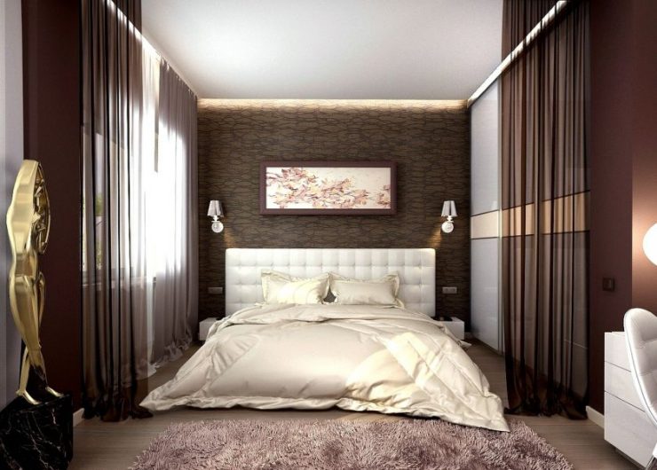 brown bedroom