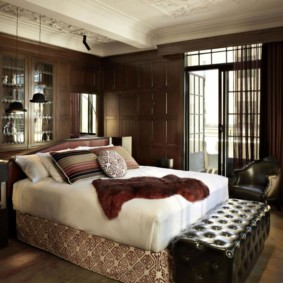 brown bedroom interior ideas