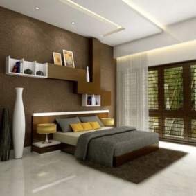 brown bedroom ideas views