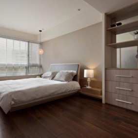 brown bedroom views