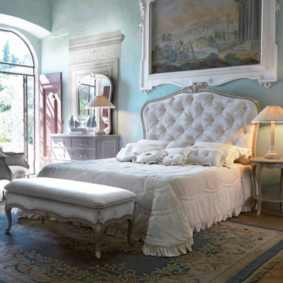 Art Deco bedroom interior photo