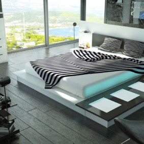 idei foto de dormitor de înaltă tehnologie